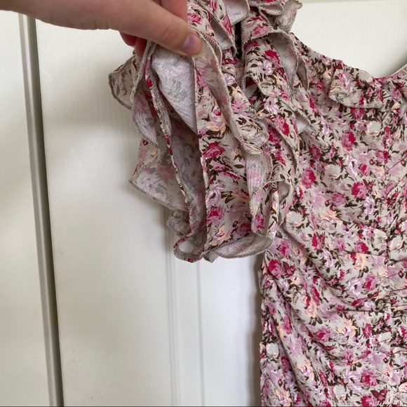 InTheStyle x Lorna Luxe ruffle off shoulder dress - Picture 6 of 12